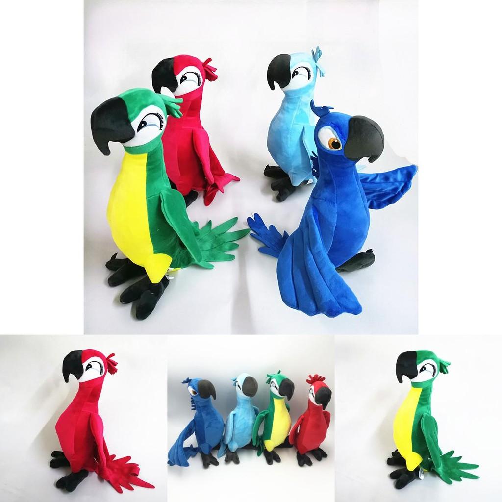 Adorable 30cm Rio Movie Plush Toy Parrot Bird Stuffed Animal Doll Perfect For Kids