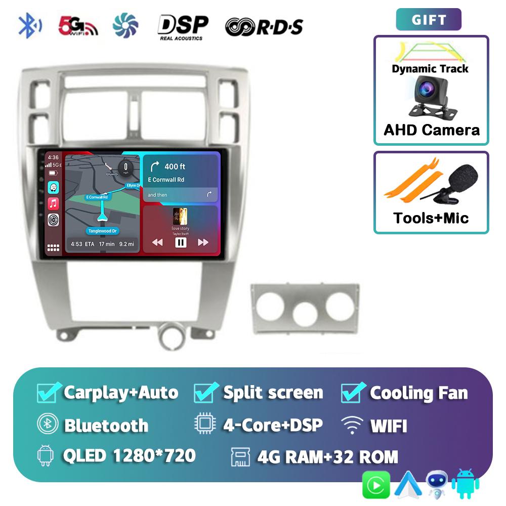 Android 14 Carplay Car Radio For Hyundai Tucson 2004 2005 2006 2007 2008 2009 Multimedia Video Player Navigation Stereo 2Din DVD
