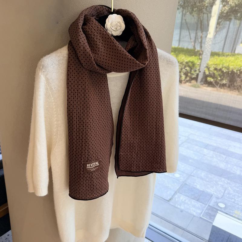 Cotton and Linen Scarf Autumn and Winter New Fashion Headscarf Silk Scarf Long Scarf Thin Neck Protection Decorative Scarf Versatile Scarf Shawl