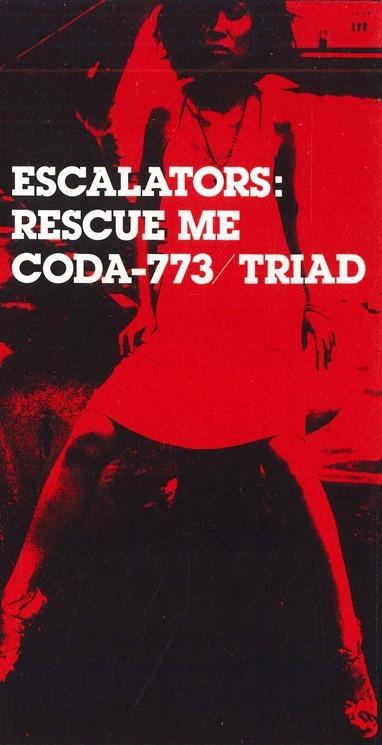 

CD ESCALATORS - Rescue Me CODA773PROMO TRIAD Japan Japanese Pop/Rock Used