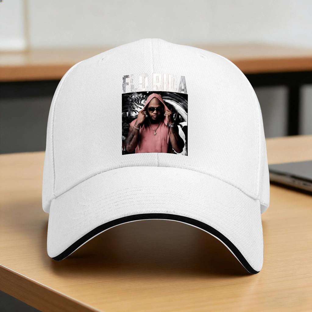 Flo Rida Baseball Cap  Stylish Trucker Hat Summer Men Adult Tennis Skate Baseball Caps