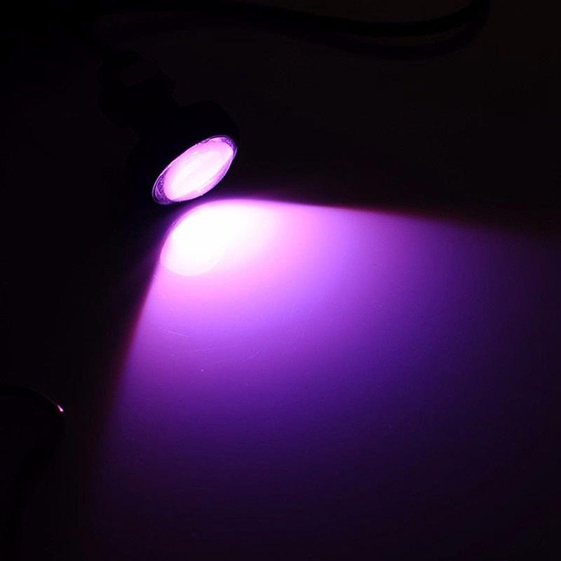 9W 12V 18Mm Red Led Eagle Eye Light Car Fog Drl Daytime Reverse Backup