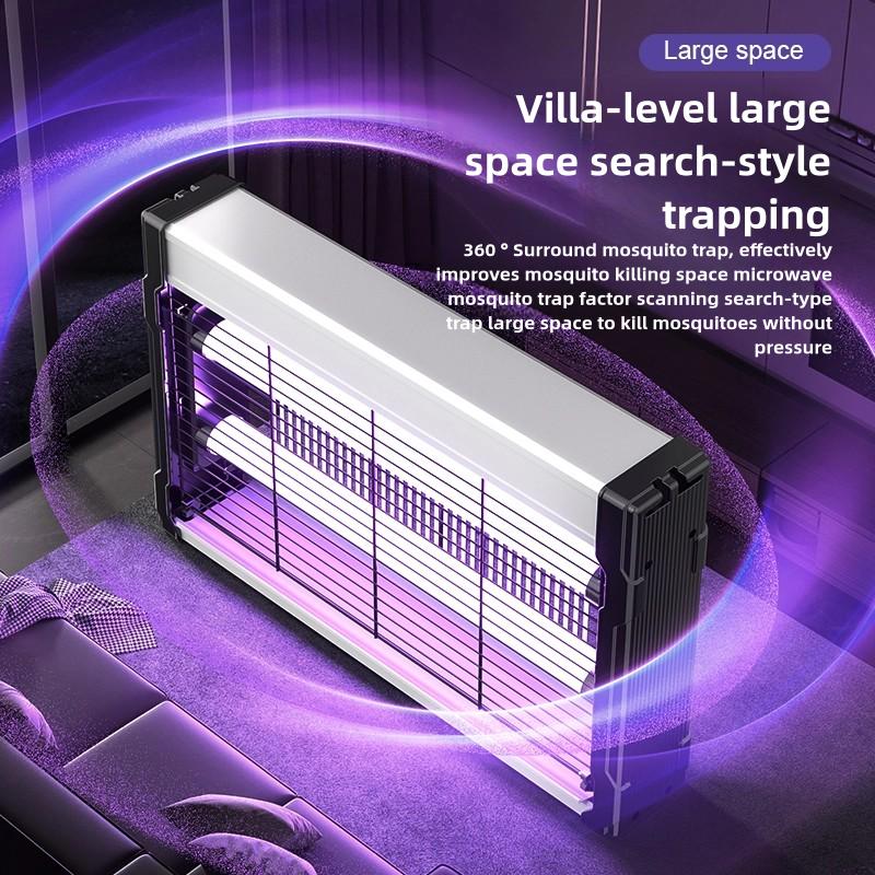 Electronic Mosquito Killer Lamp UV Insect Trap Indoor Wall-Mounted Pest Control Bug Zapper for Home Bedroom Hotel Restaurant
