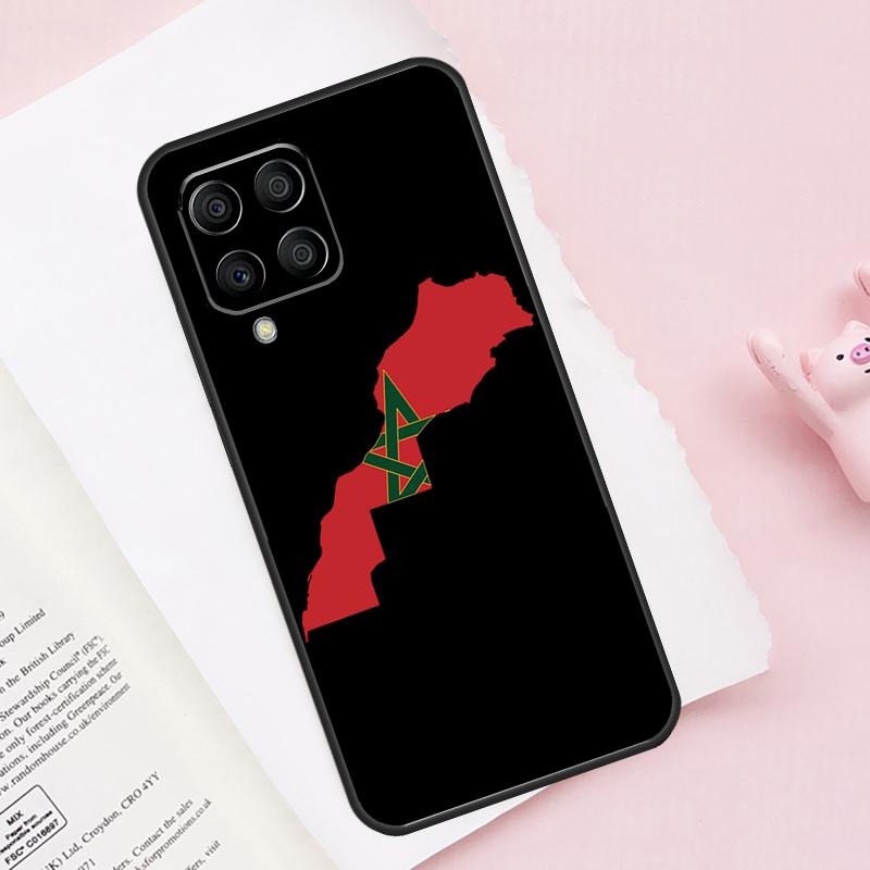 Morocco Map Flag Case For Samsung Galaxy M13 M53 M16 M36 M56 M06 M52 M32 M12 M54 M34 M14 M35 M55 M15 M11 M31