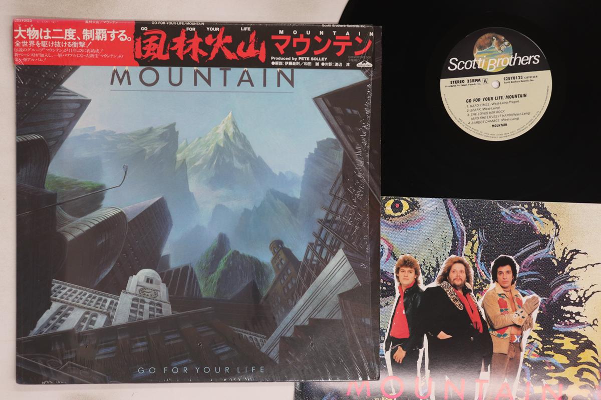 

LP Record MOUNTAIN - Go For Your Life C25Y0123 SCOTTI BROS 1985 Japan Obi Rock Used