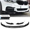 Compatible BMW New 5 Series Front & Rear Lip Kit (525/530Li) - Black Warrior MP Modification Kit.