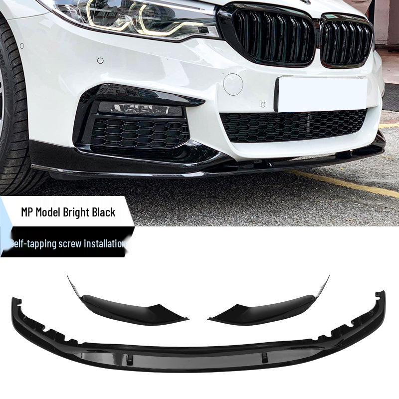 Compatible BMW New 5 Series Front & Rear Lip Kit (525/530Li) - Black Warrior MP Modification Kit.