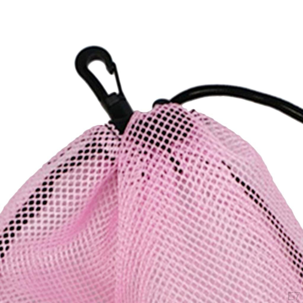 Ball Net Mesh Carrying Bag with Snap Hook for Tennis Balls, Golf Table Cm