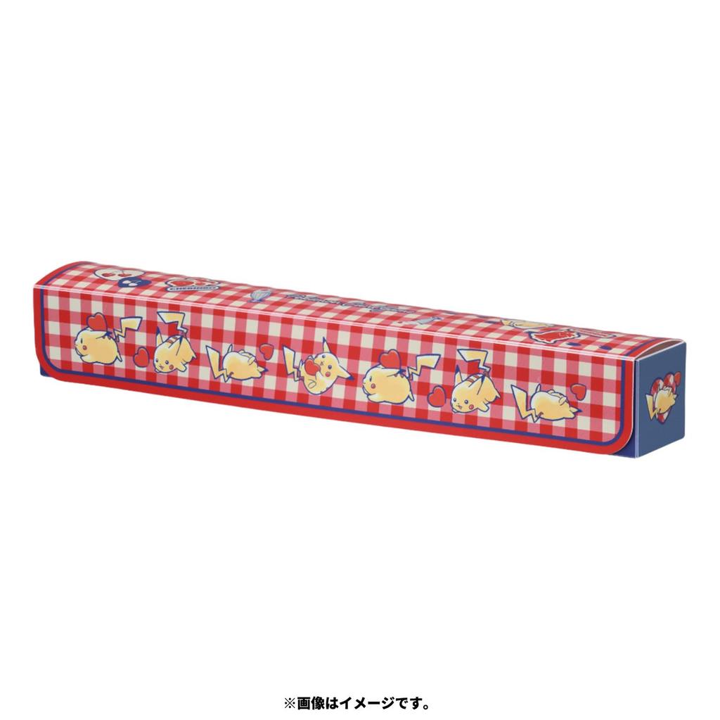 Center Original Trading Card Game Playmat Pikachu and Hearts Pokémon Pokémon Case