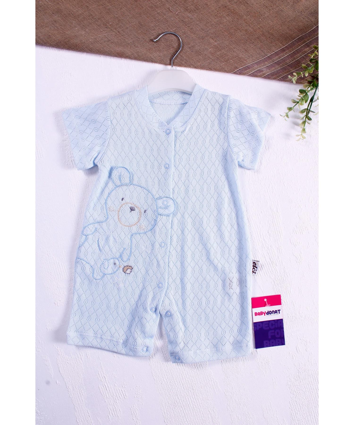 

Жаккардовые летние комбинезоны для маленьких мальчиков