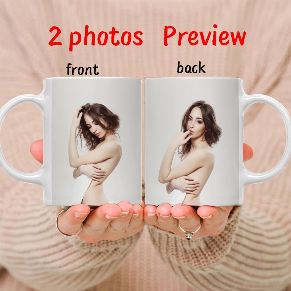 Personalised Your Photo Mug, Custom NAME IMAGE TEXT Cup,Customize Coffee Mugs, Tea Cups, Mothers Day, Wedding Gift 9 COLOURS