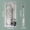 Portable Protractor 8in1 Straightedge Durable Ruler Measurement Set  Gift