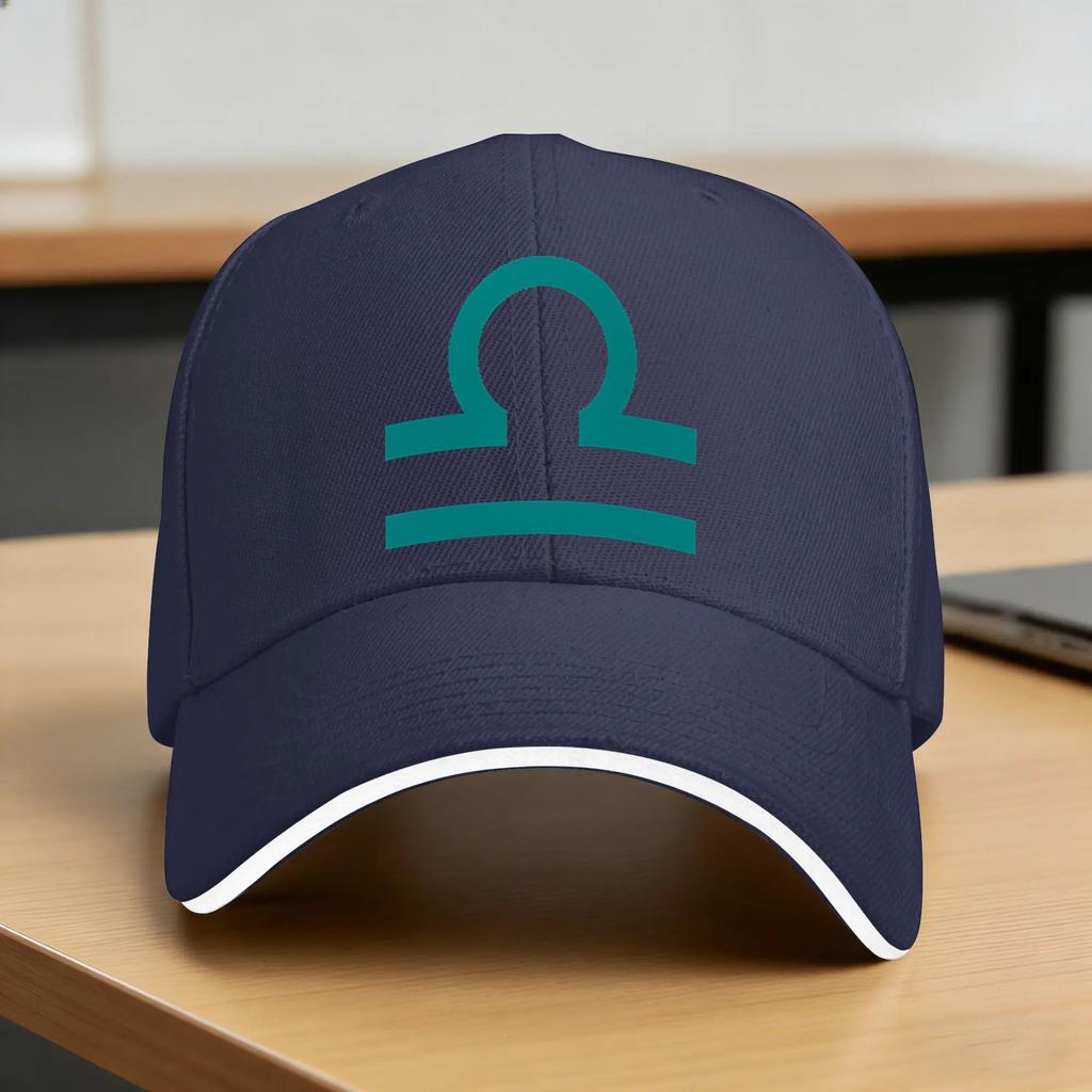 Libra Teal Sign Latula Terezi Pyrope Baseball Cap Running Hippie Fitted Retro Hip Hop Hats Unisex Design Sun Baseball Caps
