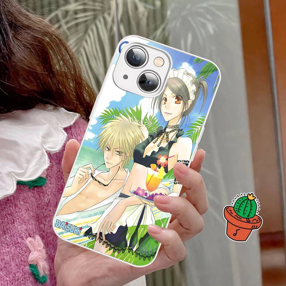 Kaichou Wa Maid-Sama For IPhone 14 13 12 Mini 11 Pro XS Max X XR 14 Plus Tempered Glass Cover