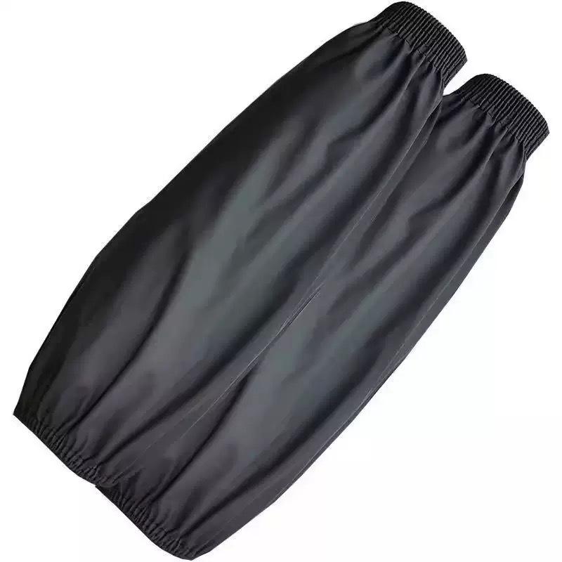 Waterproof and Oil-Proof Leather Arm Covers: Stain-Resistant, Wear-Resistant Sleeves for Adults 1 Pair