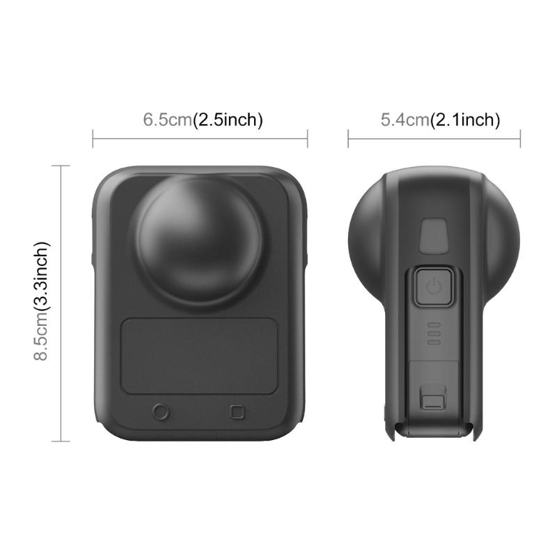 Lightweight Camera Lens Protector Easy Installation 360 Degree Protective Housing Skin Sleeve Replacement for 360
