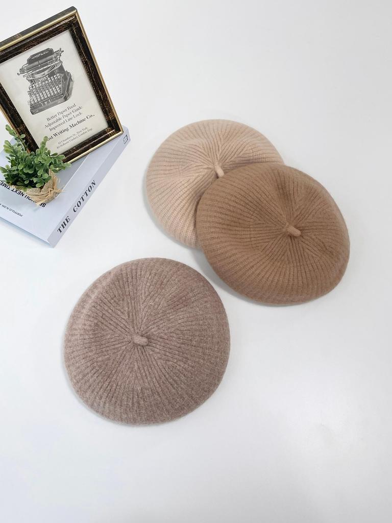 Women's and Men's Daily Knit Top Beret Hat