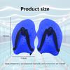 1 Pair Swim Paddles Hand With Adjustable Strap Multi-color Swimming Training Equipment For Women Men Children