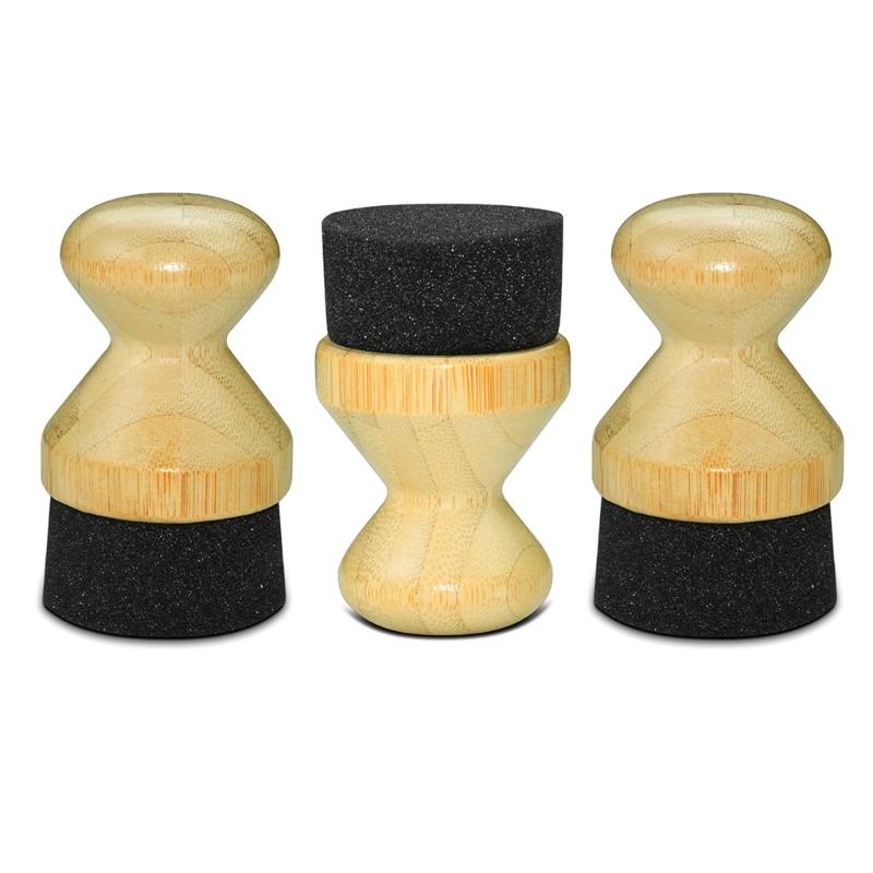 

3pcs Effective Bamboos Oil Wax Applicator for Perfect Application on Wood Cutting Boards and Cooking Utensils 1
