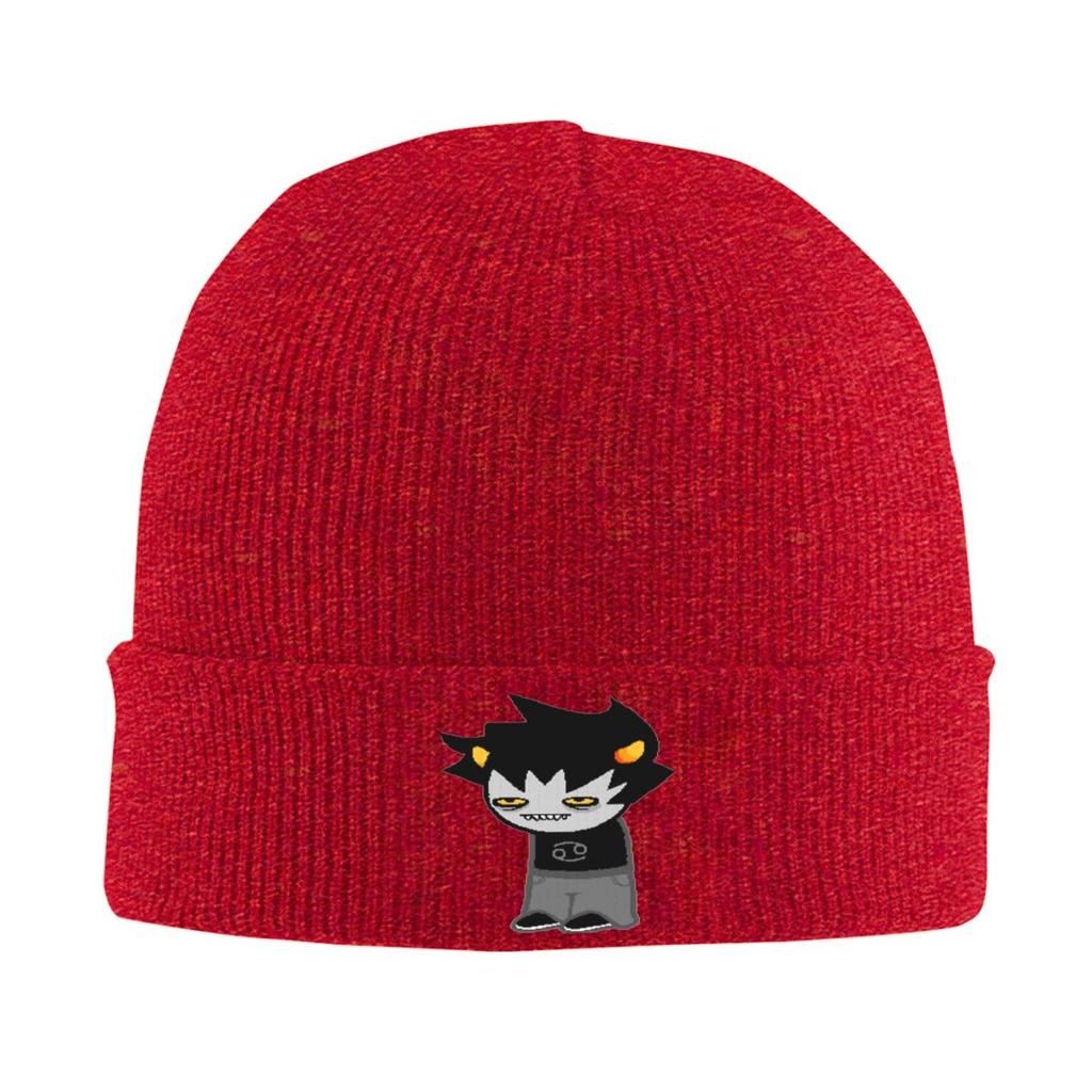 Homestucks Karkat Vantas Warm Knitted Cap Winter Knit Bonnet Hat Skullies Beanies Hip Hop Caps for Unisex