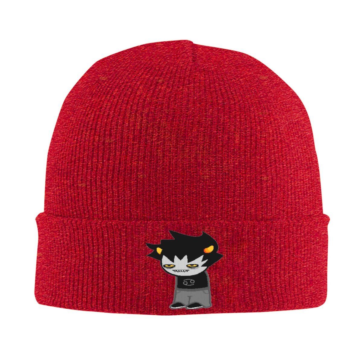 

Теплая вязаная шапка Каркат Вантас из Homestuck Зимняя вязаная шапка-бини Шапки-бини Шапки в стиле хип-хоп для унисекса One Size