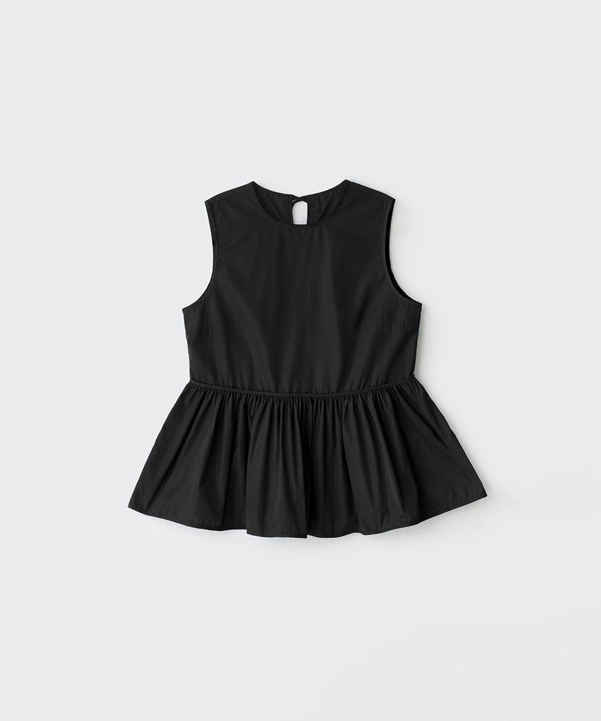 Koseumoseu Flare Peplum Sleeveless (Black)