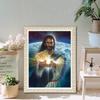 5D DIY Diamond Painting, Religious Jesus, Adults and Children, Embroidery Set, All Water Diamond Painting, Handmade Home Decoration Gift