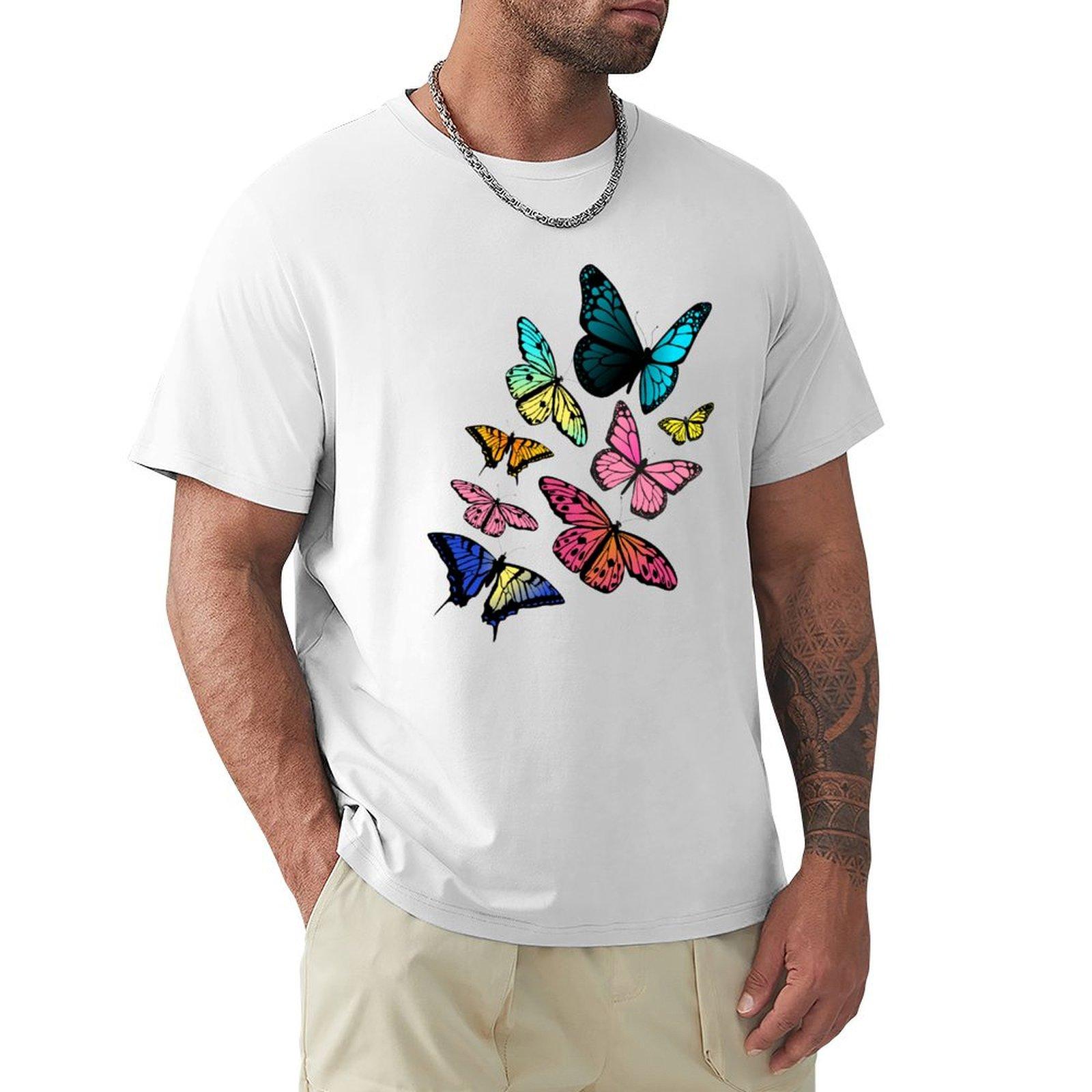 Butterfly Fantasy Tshirt Sporty Casual Quick Dry Tshirt S