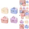 Portable Plush Toiletry Bag For Women With Multiple Compartments And Easy-to-use Dual Zipper