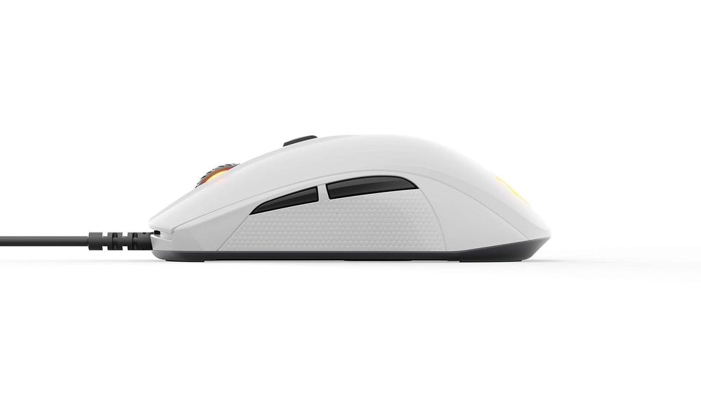 SteelSeries Rival 110 Optical Gaming Mouse, White, 62468, Right-Handed