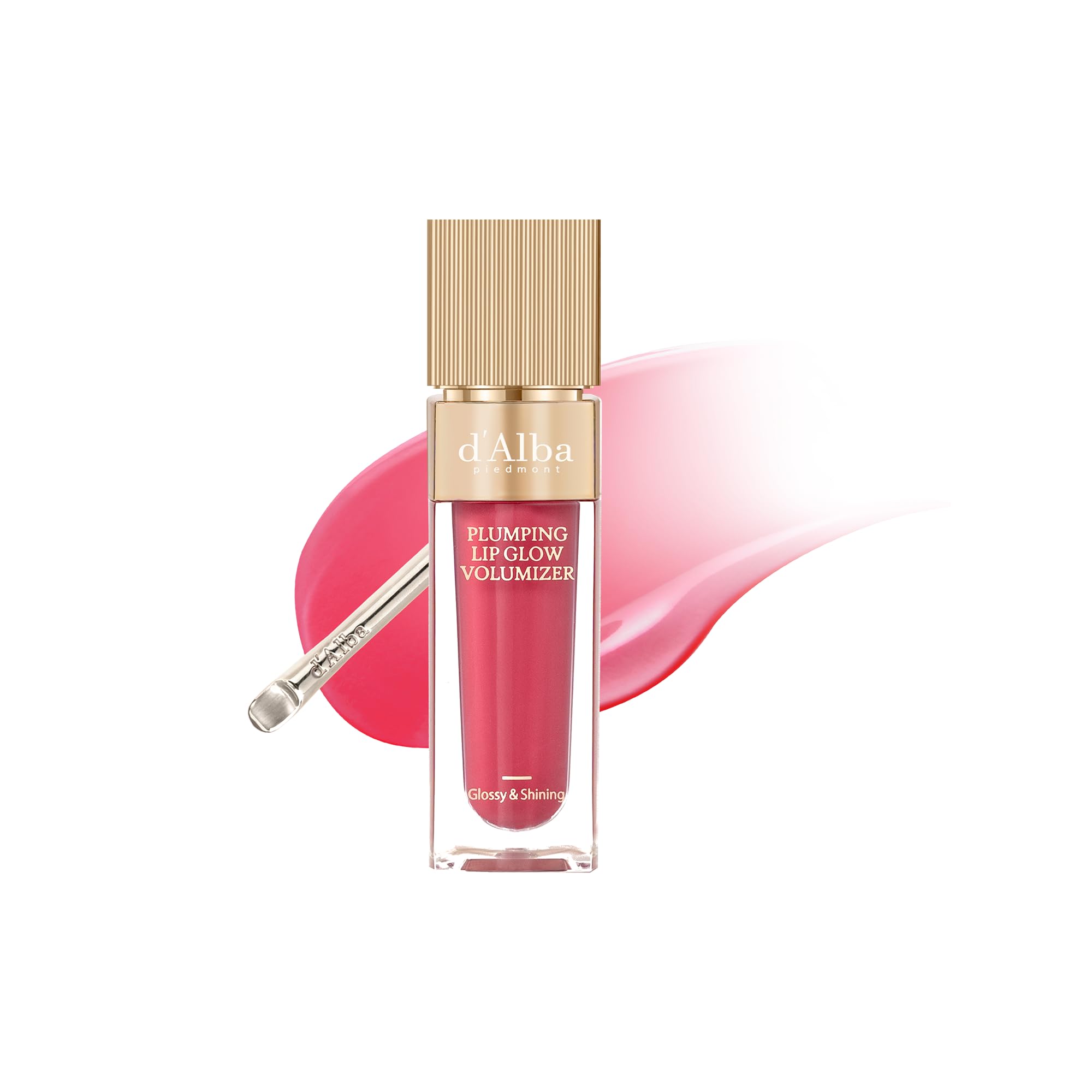 

[d Alba Official] d Alba Plumping Lip Glow Mood Volumizer (Petal Rose) Moisturizing Lip Gloss Tinted Hypoallerizing Lip Plumper