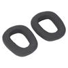 2pcs Replacement Ear Pads Professional Noise Insulation Breathable Cotton Linen Fabric Memory Foam Soft Comfortable Ear