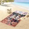 Summer Camp Island cartoon 2D Flat Print Beach Towel, Large Soft Quick Dry Towel for Beach Camping SwimmingXSTJ0915529