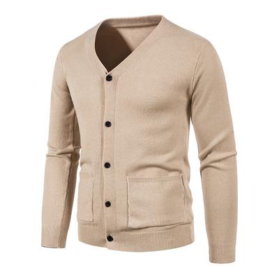 Nuovo Cardigan Lavorato a Maglia Autunnale da Uomo Stile Coreano Trendy Casual Versatile