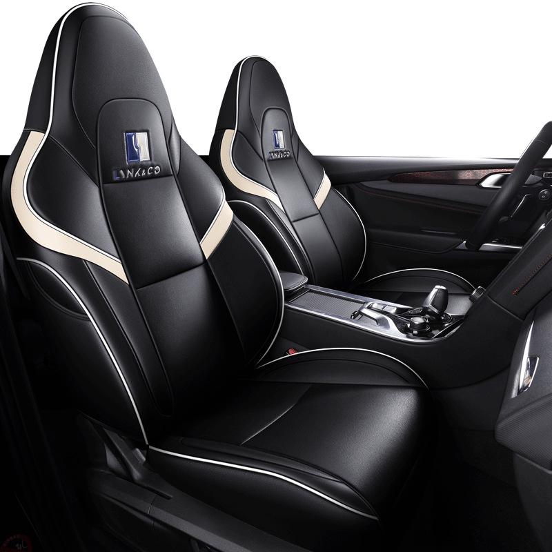 FL Lynk&Co 010203 Car Seat Cover – Custom Sports Leather, Full Coverage, Four Seasons.