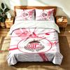 Deportivo Toluca Futbol Club (1) 3pc set suitable for master bedrooms soft and comfortable an ideal gift for family and friends Includes one duvet cov