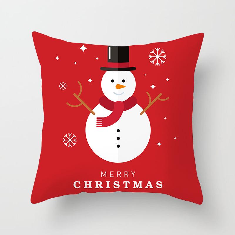 New Christmas Pillowcase Home Sofa Holiday Gift Decoration Pillow Cushion Cover