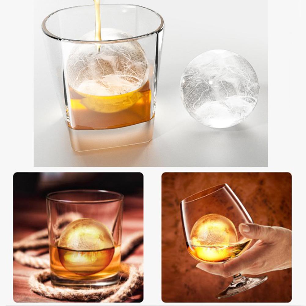 Cocktails Ice Cube Mold Ice Hockey Tray Bars For Home Use PP Material Round