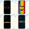Liebe Ist Liebe LGBT homosexuell Hülle für Samsung Galaxy S26 S21 S25 FE S24 S23 Ultra S20 S9 S22 Plus S10 TPU Hülle