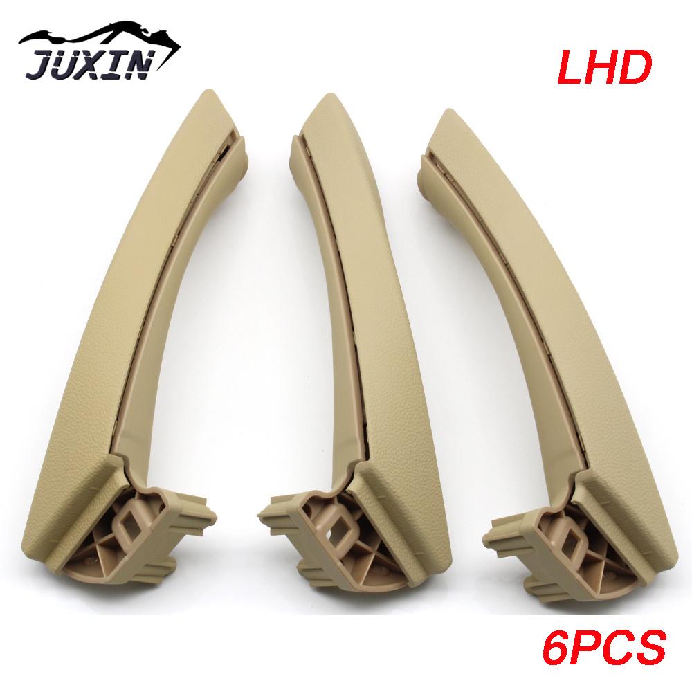 Εσωτερική λαβή αυτοκινήτου Εσωτερικό πάνελ πόρτας Τραβήξτε το κάλυμμα επένδυσης εμπρός πίσω αριστερά δεξιά Για BMW 3 series E90 E91 316 318 320 325