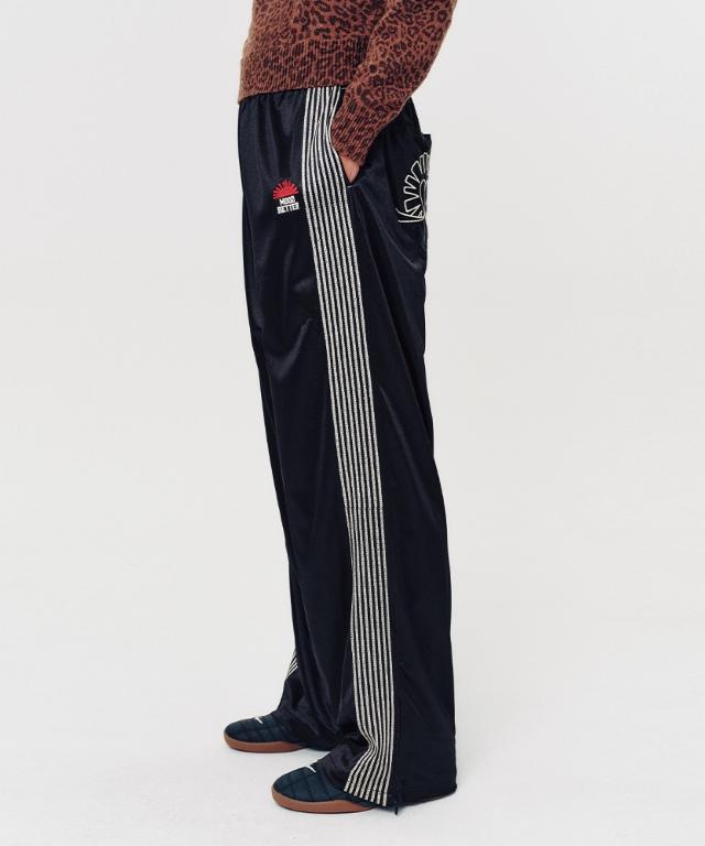 Mod Bearer Side Line Track Pants Black