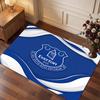 Tappeto in Velluto di Cristallo con Stampa Calcio Everton, Comodo Assorbente d'Acqua Antiscivolo Tappeto per Pavimenti Interni