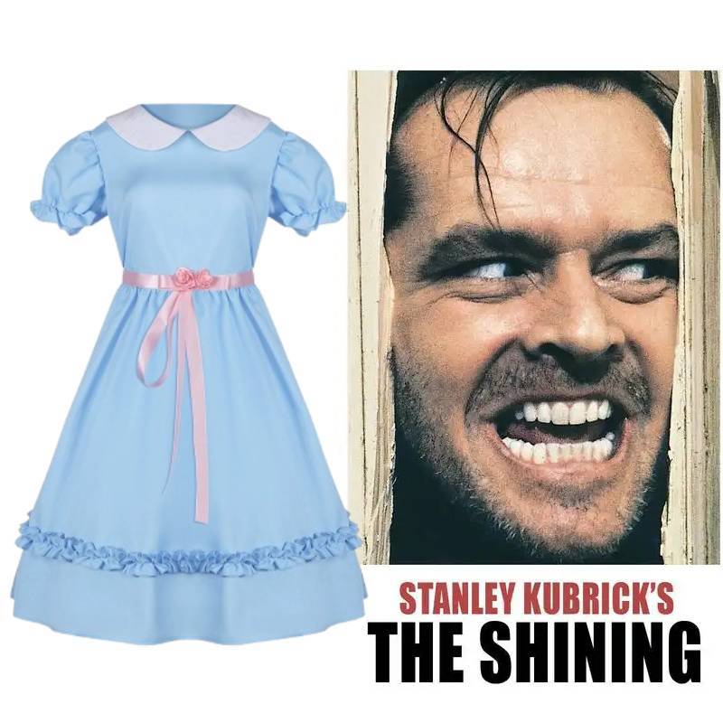 The Shining Grady Twin Daughter Cosplay Costume For Halloween Party And Stage Performance