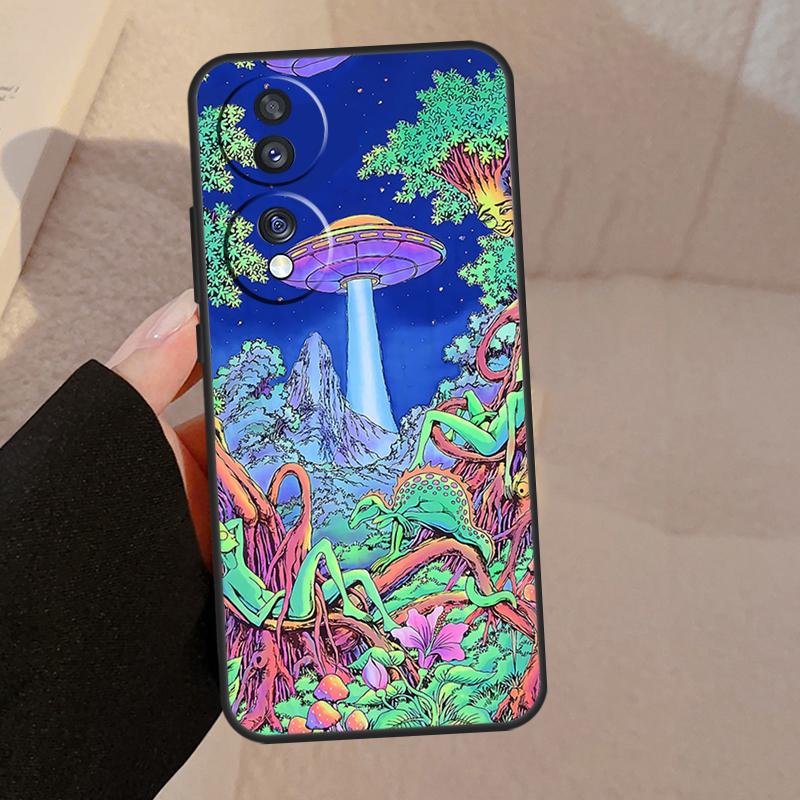 Mushroom Moon Shroom Farmer For Honor Magic 7 6 5 Lite V5 Case For Honor 400 Pro 200 50 70 90 X8a X8b X9a X9b X9c Cover