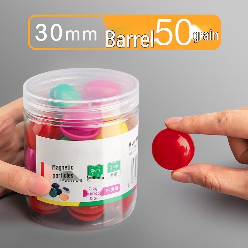 Colored Magnetic Chalkboard Stickers with Strong Magnet Buttons and Pins for Teaching