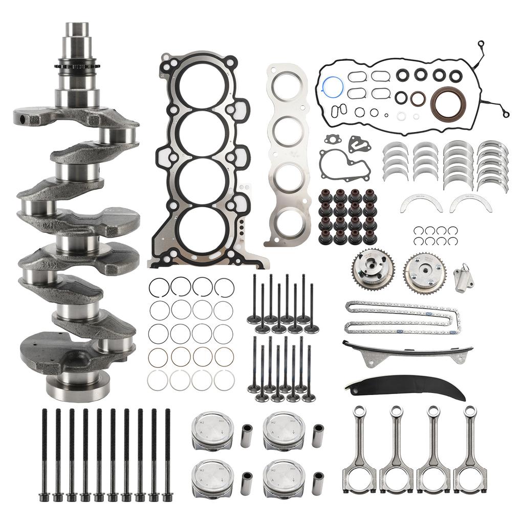 G4NG 2.0L Engine Overhaul Rebuild Kit W/ Crankshaft Rods Timing for Hyundai Kia