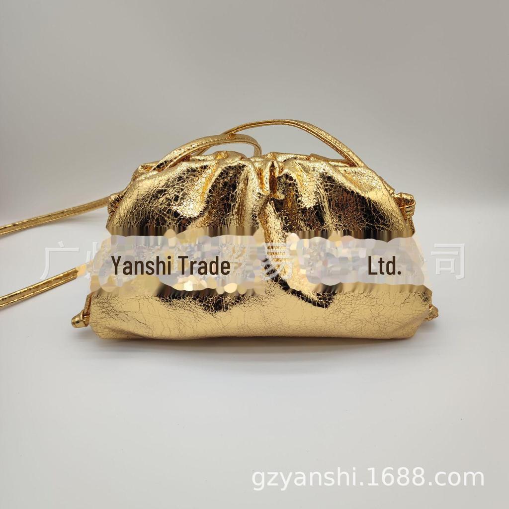 2022 Women's Pleated Cloud Shoulder Bag - Fashionable Dumpling Design for Autumn/Winter