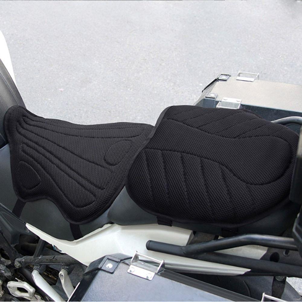 Black Motorbike Pillow Pad Anti-slip Seat Cover 3D Seat Mat  Motorcycle Accessories