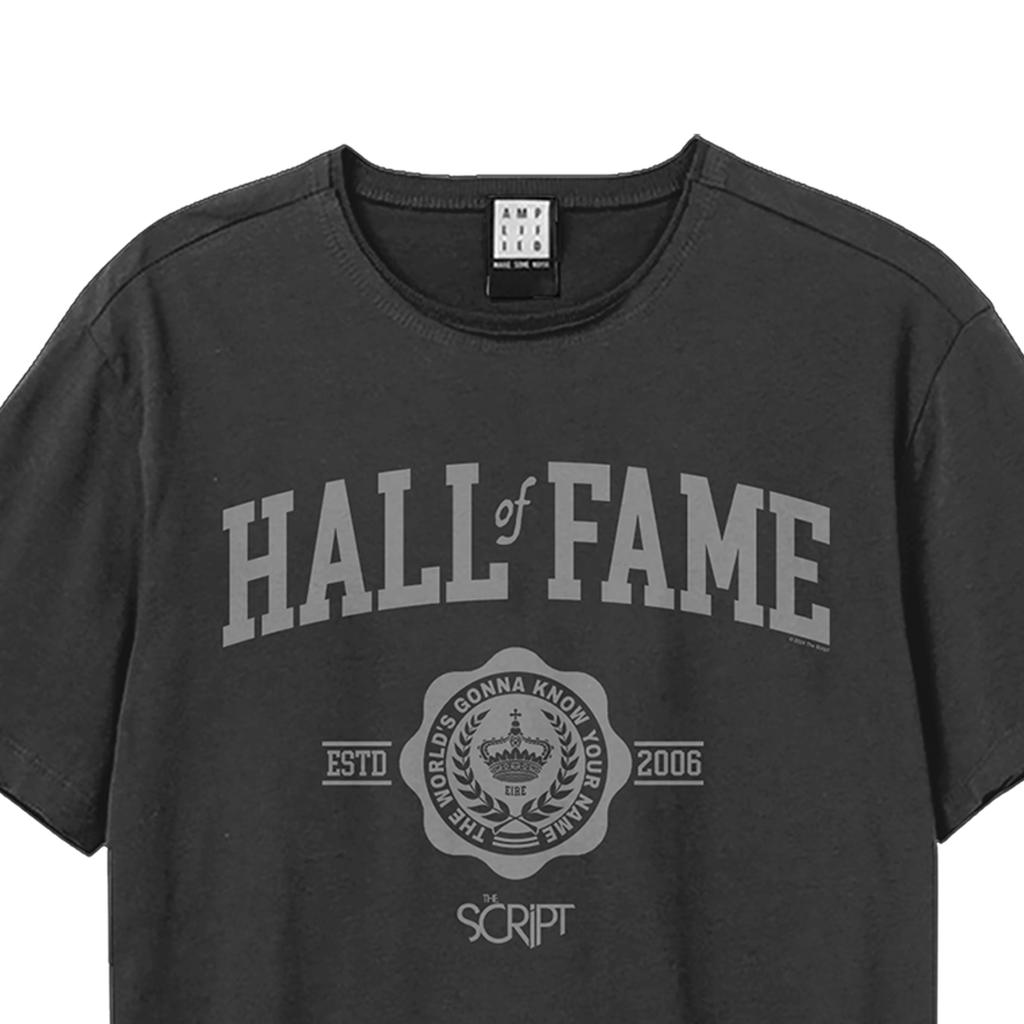 Amplified Unisex Adult Hall Of Fame The Script T-Shirt