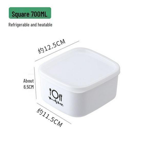 Plastic Food Storage Container with Lid - Sealed Fresh-Keeping Box for Fridge, Fruit, Lunch, or Bento.